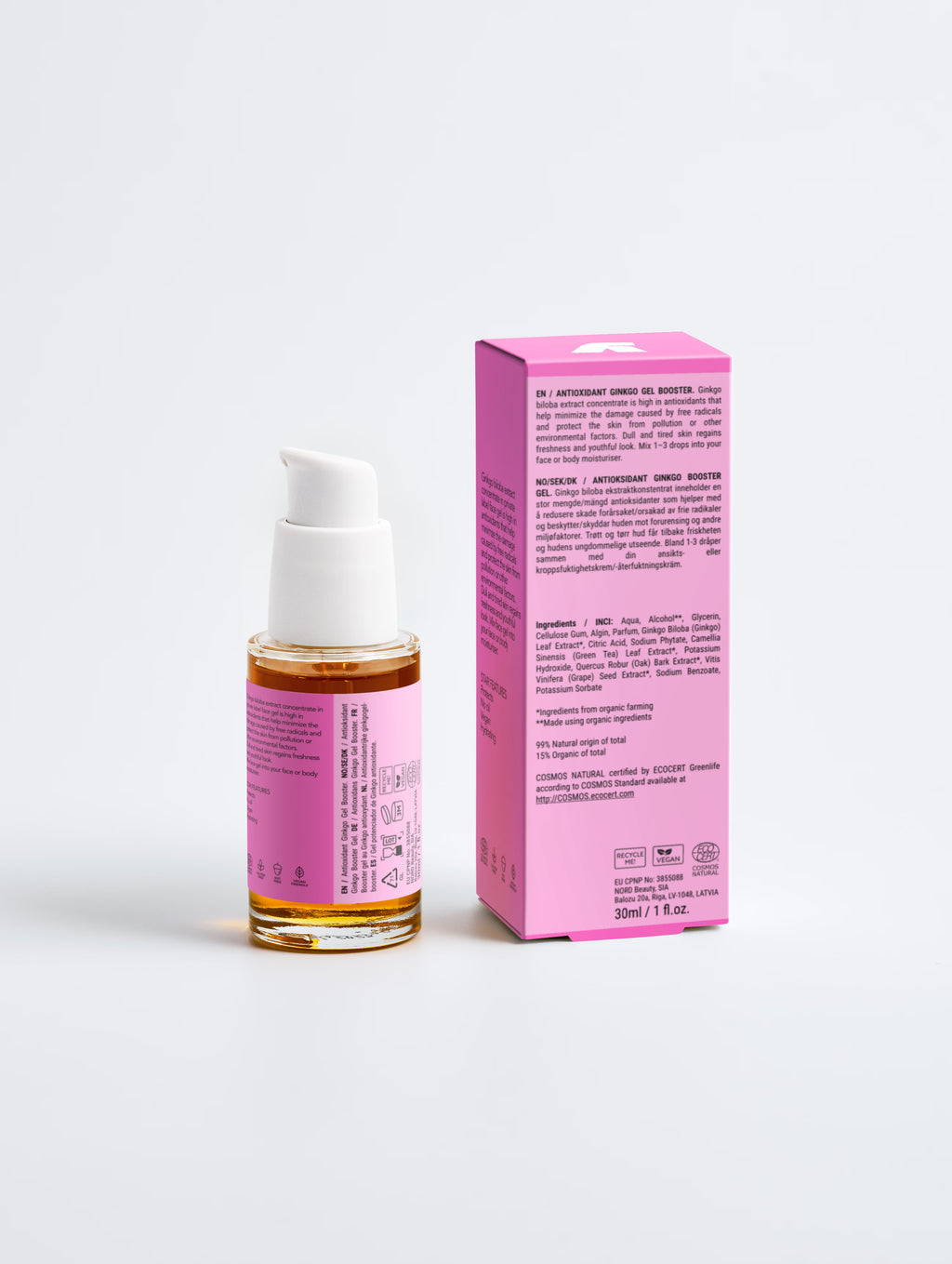Antioxidant Ginkgo Gel Booster