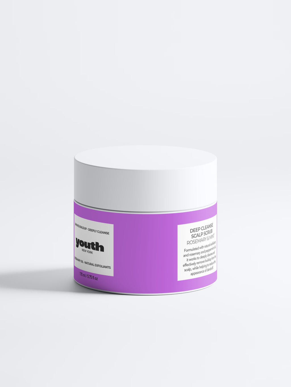 Deep Cleanse Scalp Scrub, Rosemary & Mint