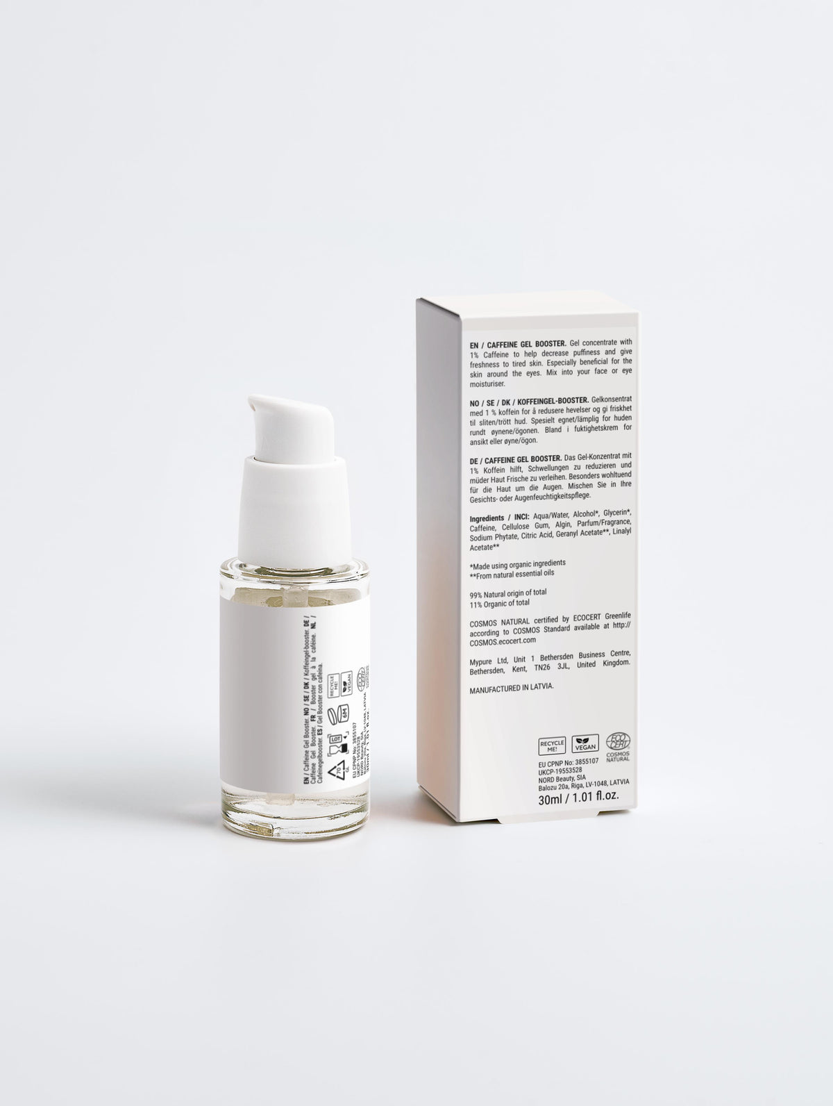 Youth Cosmetics Caffeine Gel Booster