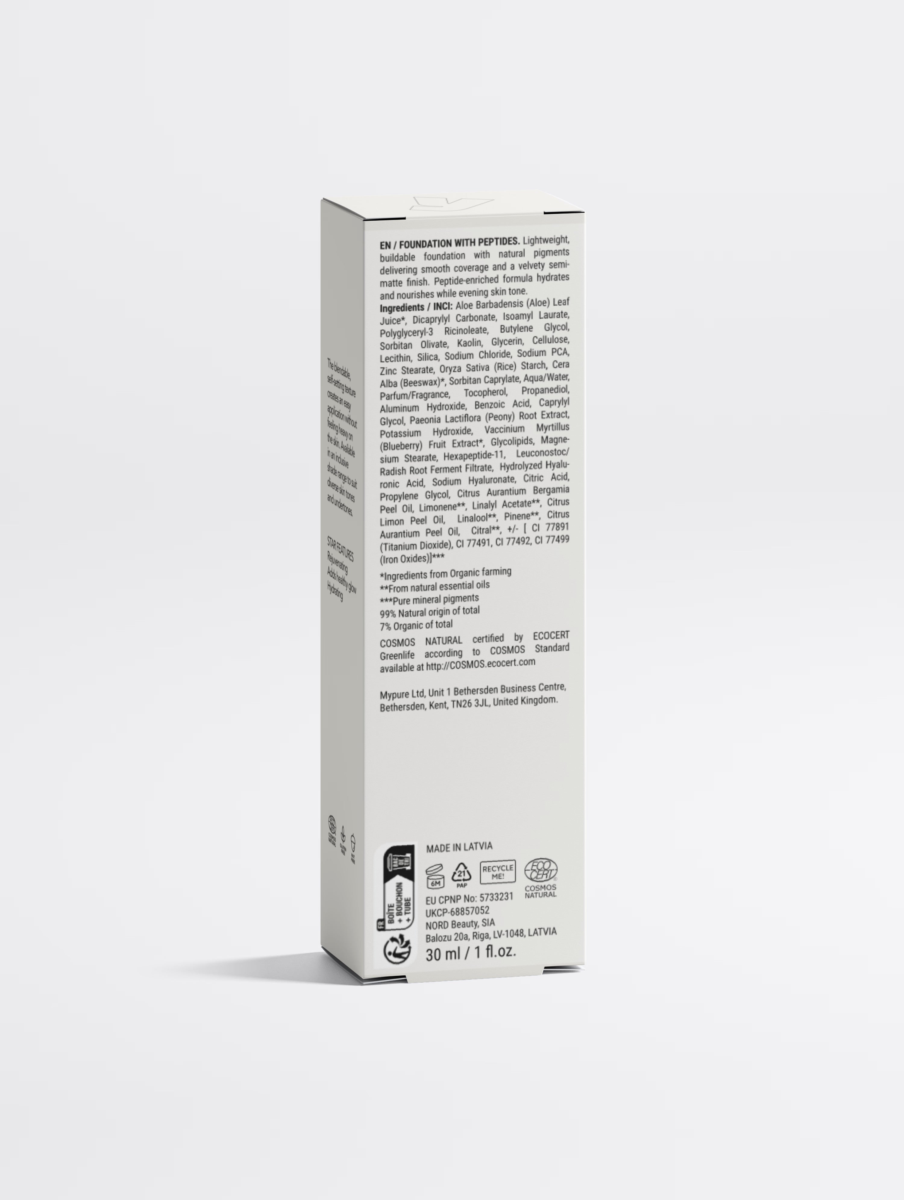 Foundation with Peptides, 15 Light Cool