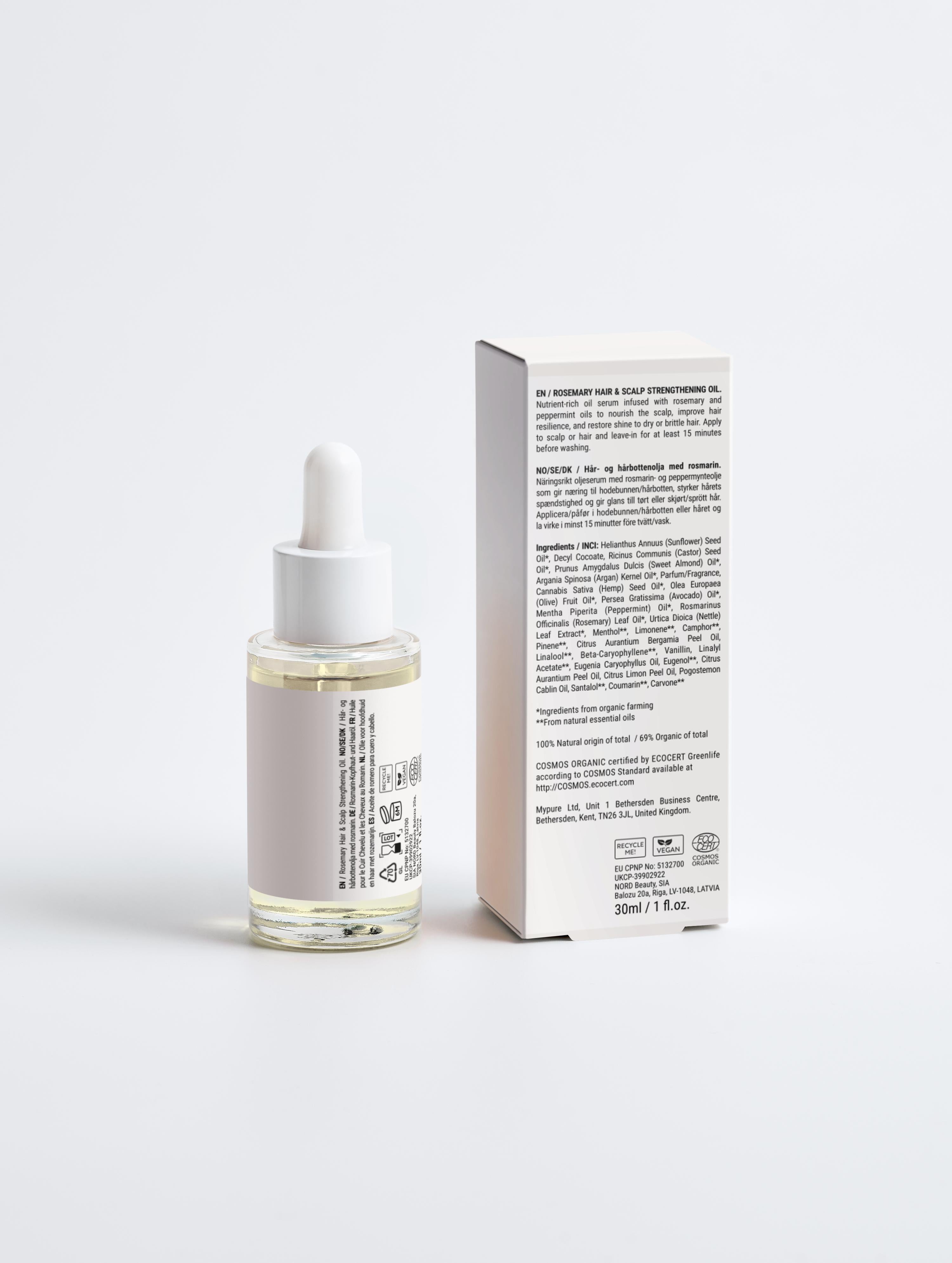 Youth Cosmetics Rosemary Hair & Scalp Strengthening Oil