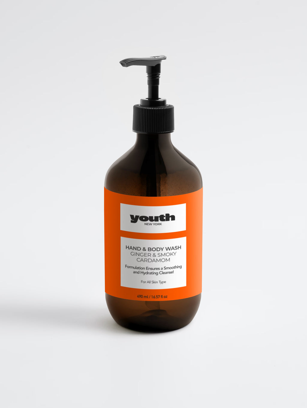 Hand & Body Wash, Ginger & Smoky Cardamom