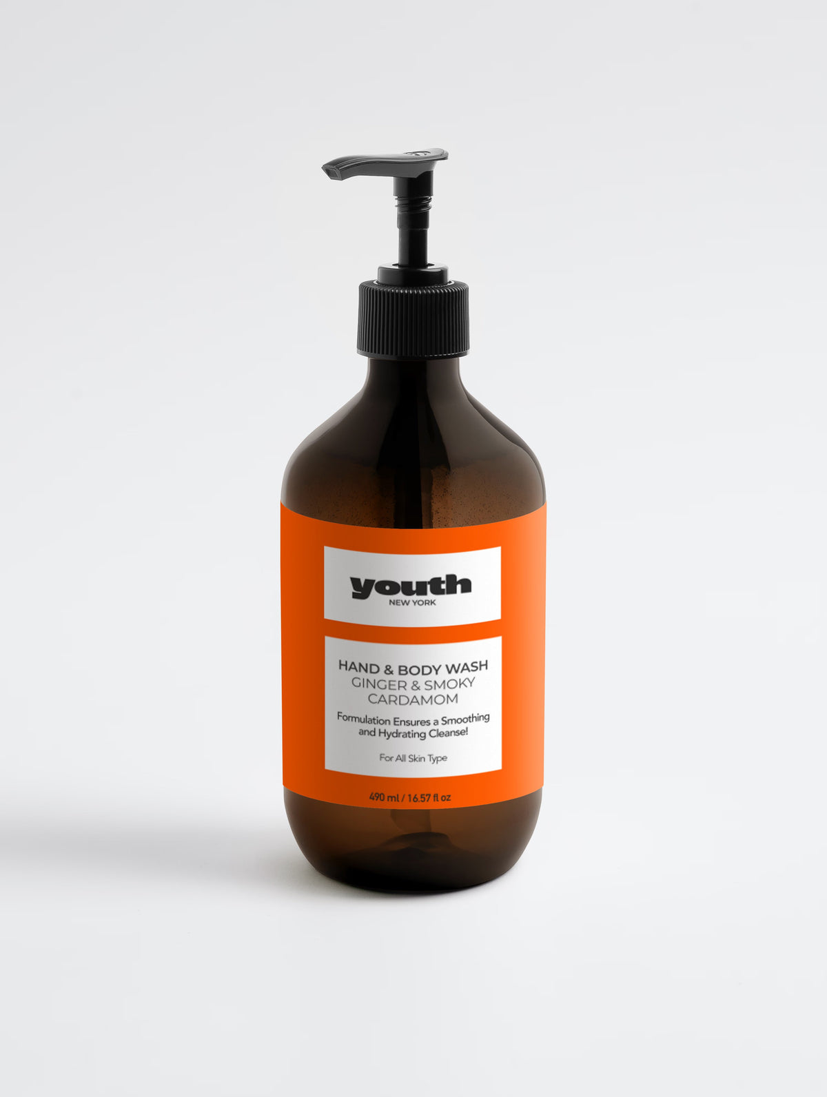 Hand & Body Wash, Ginger & Smoky Cardamom