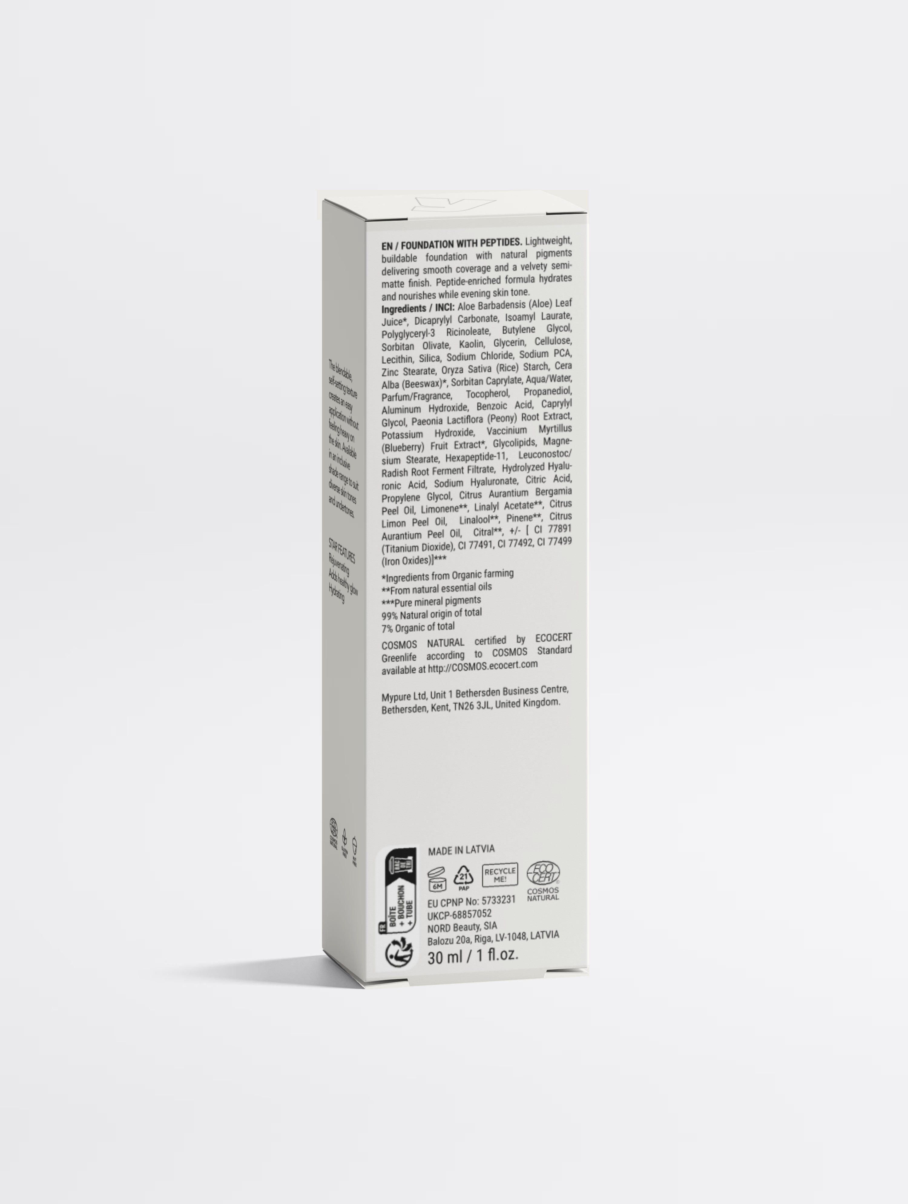 Foundation with Peptides, 20 Medium Neutral