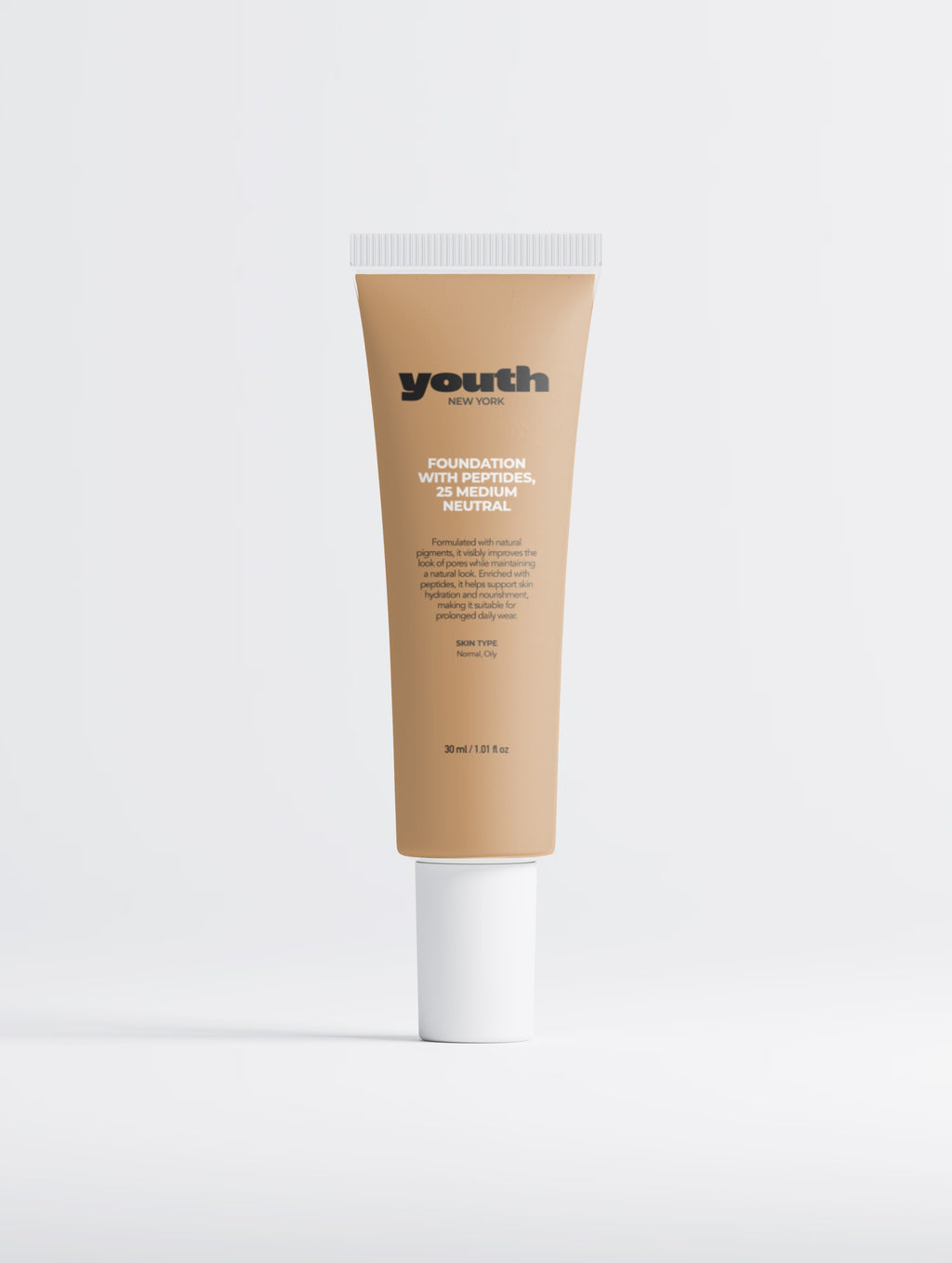 Foundation with Peptides,  25 Medium Warm