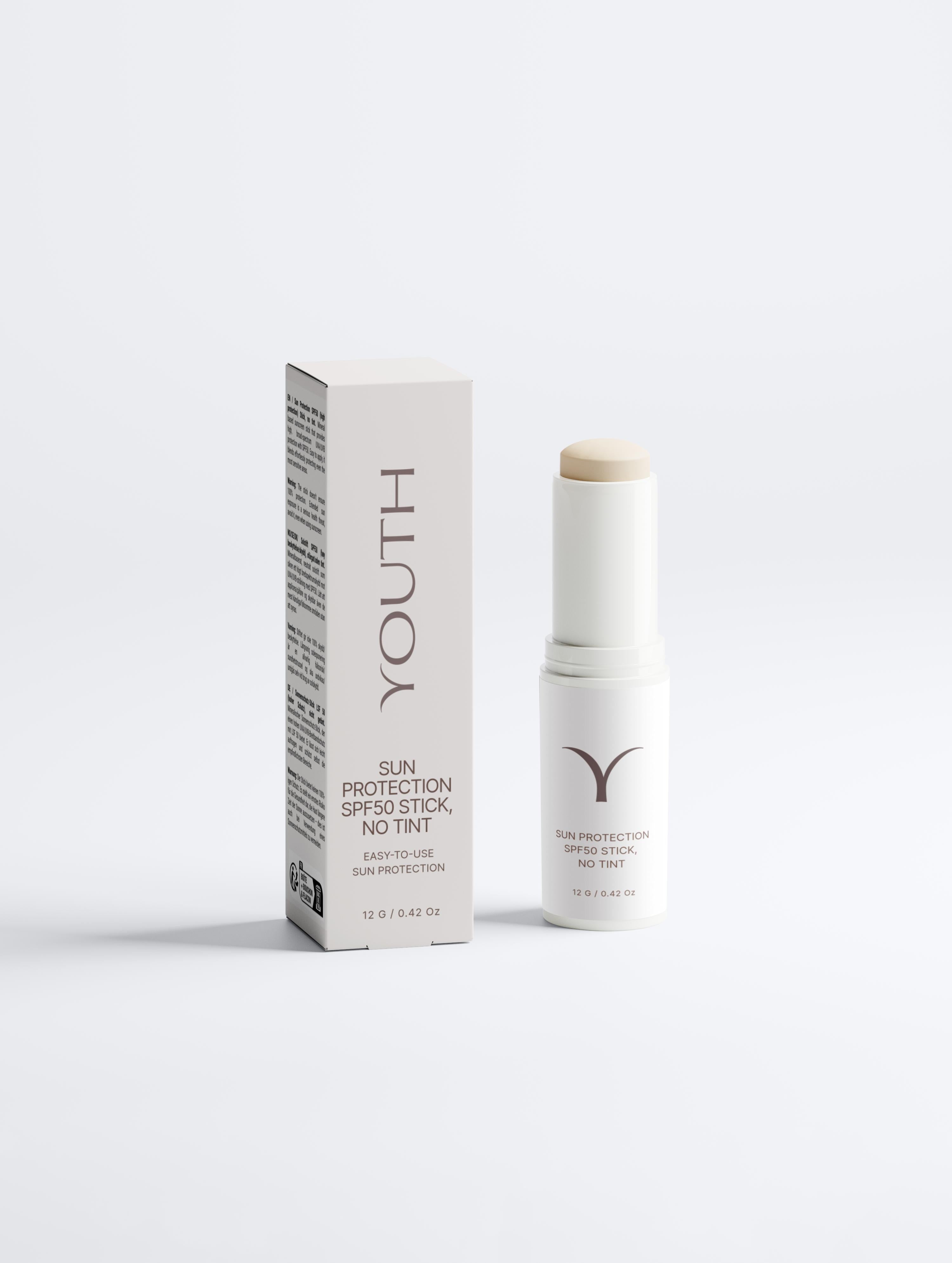 Youth Cosmetics Sun Protection SPF50 Stick, no tint