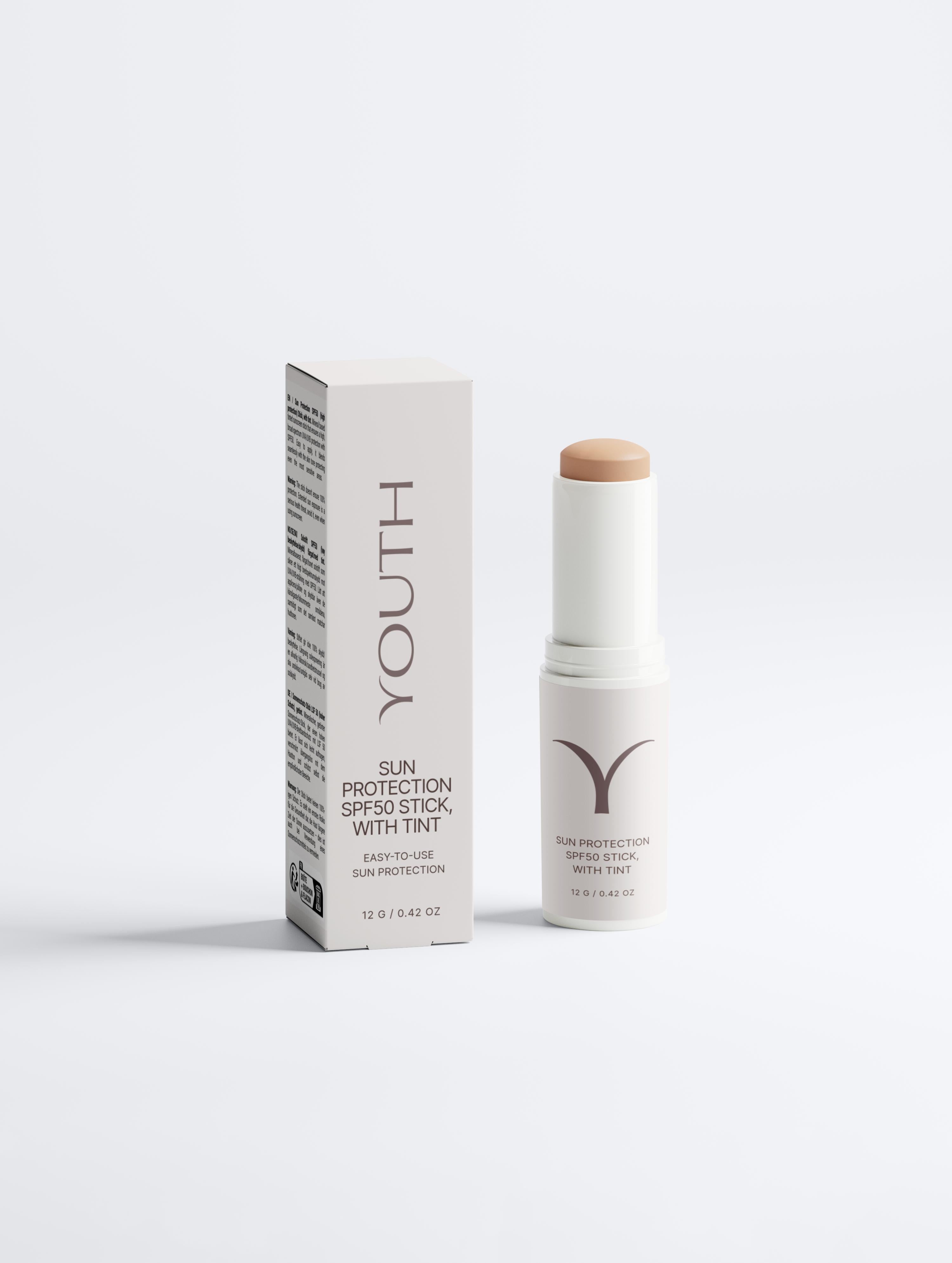 Youth Cosmetics Sun Protection SPF50 Stick, with tint
